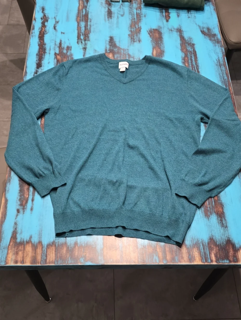 Old Navy Teal V-Neck Sweater